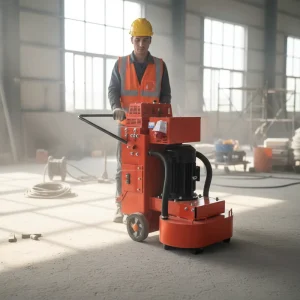630mm Double Disc Concrete Floor Grinder with Dual Vacuum Dust Collector for Epoxy Floor Polishing