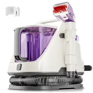 650W Portable Carpet Cleaner 12KPa Suction 3M Cord Upholstery Cleaner for Home Fabric Sofa Rug