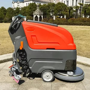 65L Water Tank Floor Scrubber Sweeping Machine Industrial Robot Vacuum Cleaner for Restaurants and Manufacturing Plants