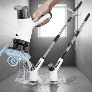 7-in-1 Wireless Electric Cleaning Brush with Built-in Container, 2 Gears, 30W