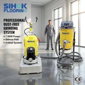 7.5KW 10HP 600mm Industrial Concrete Floor Grinder and Polisher for Epoxy Surface Restoration