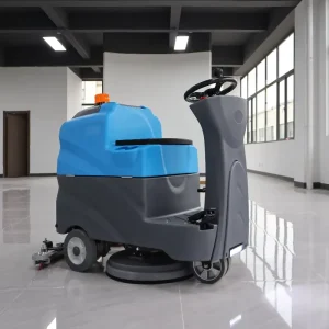 70L Clean Water Tank Commercial Wet-Dry Floor Cleaning Sweeper Industrial Mini Ride-On Floor Scrubber