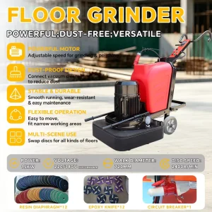 720 mm Floor Polishing Machine Cement Floor Grinder Concrete Polisher