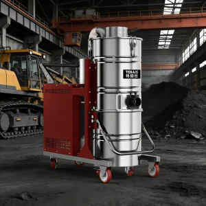 751F 7500W Heavy Duty Industrial Vacuum Cleaner 100L High Suction Wet Dry for Construction Site Jobsite