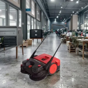 New Arrival Hand Push Battery Sweeper for Home Farm Construction Restaurant Hotels Engine Core Component Brush Cleaning