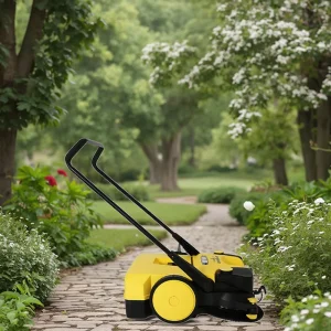 78 cm Mini Walk-Behind Electric Street Road Floor Sweeper Plastic Core Brush