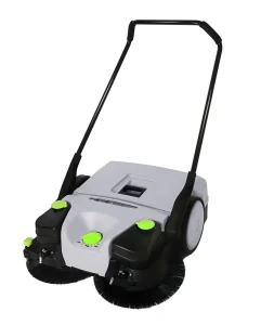 78cm Manual Walk Behind Sweeper Clean Home Farm or Street Hand Push Floor Sweeper New Condition