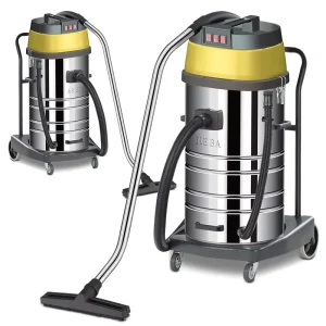 80L Industrial Wet & Dry Vacuum Cleaner for Car Washes and Factory Workshops