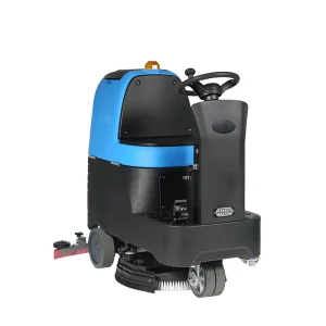 80L Single-Disc Ride-On Electric Floor Scrubber Dryer, 35,000 m/h, 560mm Cleaning Width