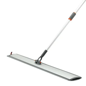 90 cm Aluminum Plate Flat Mop with 2 Reusable Washable Pads for Hardwood, Vinyl, Laminate, and Tile