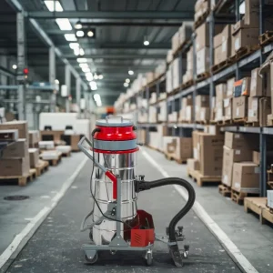 90L Electric Wet Dry Industrial Vacuum Cleaner with Wheels, Handle, and Filtration