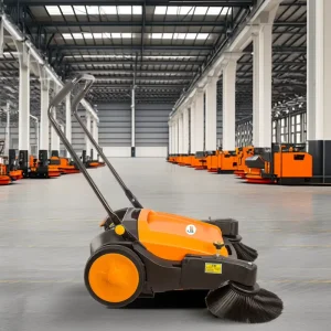980 Walk-Behind Manual Floor Sweeper for Homes, Restaurants and Hotels