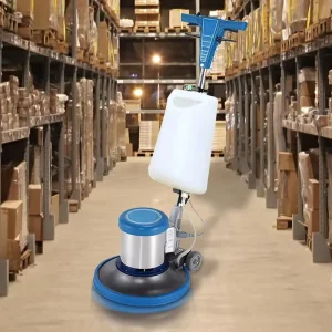 A-002 175RPM Single Disc Floor Scrubber Carpet Buffer with 17in Brush
