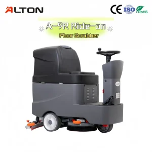 A-9R Ride-On Scrubber, 760mm, Double Brush, Digital Panel, for Hospital and School Hard Floors
