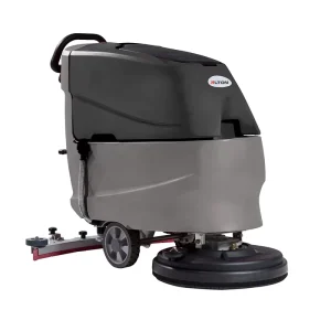 A5B Commercial Industrial Vacuum Cleaner and Hand-Push Floor Scrubber Without Battery or Charger