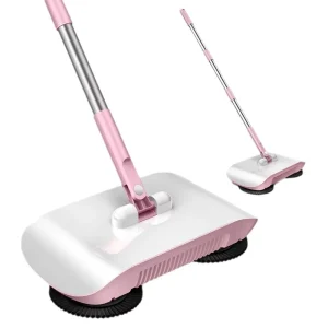AMZ Manual Floor Non Electric Plastic Magic Broom Home Cleaning Tools Sweeper Dual Brushes Combination Broom Mop Sustainable