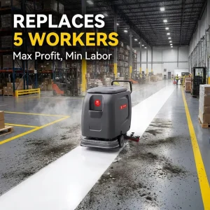 ARES510 Automatic Push-Type Industrial Floor Scrubber Machine