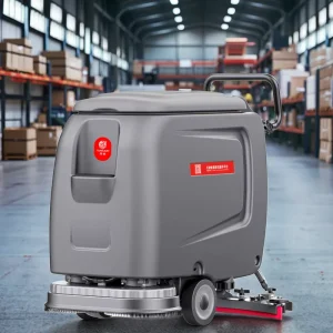 ARES510 Electric Mini Walk-Behind Floor Scrubber Dryer with Double Brushes