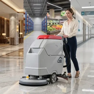 AS560 Heavy-Duty Floor Scrubber Dryer 520mm Aluminum Chassis