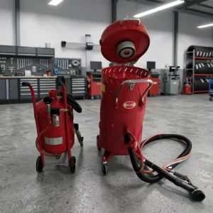 ATHI Portable Semi Automatic Sandblaster High Pressure Cleaner Pump for Burnishing Rust Removal Polishing Surface Finishing CE
