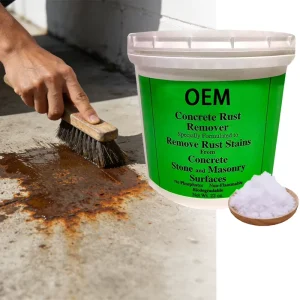 Acid Rust Stain Remover Chemical for Metal and Concrete Floors