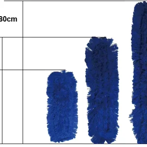 Acrylic Fiber Dust Mop with Pocket Mop Head for Long Flat Floor Cleaning