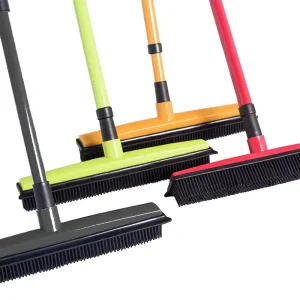 Adjustable Rubber Dog Hair Removal Broom Brush Dust Scraper Carpet Sweeper Wash Mop Telescopic Window Car Floor Cleaner Stocked