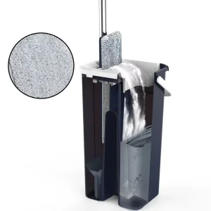 Adjustable Spray Rinse Wringer Mop Bucket for Indoor Wet Floor Cleaning