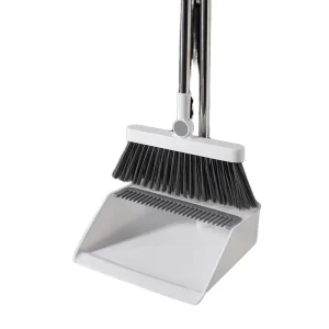 Affordable Household Home Cleaning Set Flexible Soft Bristle Broom Matching Durable Dustpan Set for Apartment Daily Cleansing