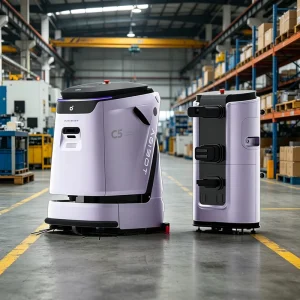 AgiBot C5 Intelligent Commercial Cleaning Robot Industrial Floor Scrubber 90L Water Tank Laser Vision Fusion Positioning