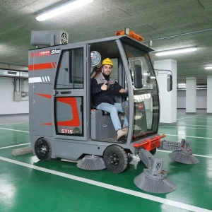 Air Duct Floor Sweeper with Strong Wind Pressure for Outdoor Road Sweeping and Garbage Pickup