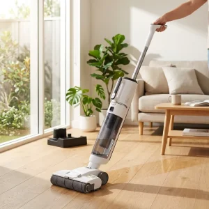 All-in-One Floor Cleaning Machine Cordless Wet Dry Vacuum Cleaner with Self-Cleaning System for Hard Floors and Commercial Use