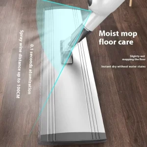 Aluminum Alloy Flat Spray Mop for Large-Area Floor Cleaning