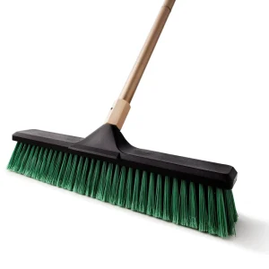 Aluminum Heavy Duty Floor Push Broom with Big Brush Head for Outdoor Yard Patio Garden Direct From Overseas Factory