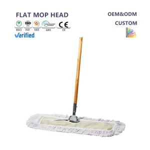 Aluminum Lightweight Wet & Dry Separate Microfiber Flat Mop and Bucket Set
