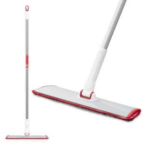 Aluminum Microfiber Flat Mop with Telescopic Long Handle Cleaning Floor Mop Flat Microfiber for Floor Cleaning