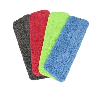 Aluminum Microfiber Mop 42x13cm Folding Wringing Household Kitchen Flat Mop 70-80% Dehydration Rate