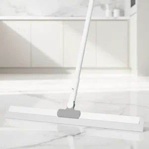 Aluminum Plastic Rubber Floor Mop Wiper Long Handle Commercial Bathroom Squeegee Industrial Rubber Broom