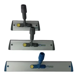 Aluminum Plate Microfiber Wet Flat Mop with Refillable Head