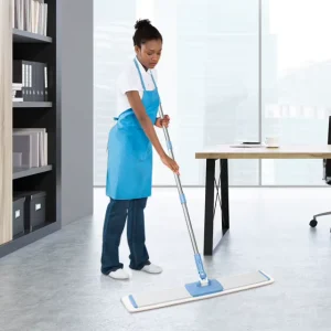 Aluminum Pole Microfiber Flat Floor Mop with 4 Reusable Mop Head Pads