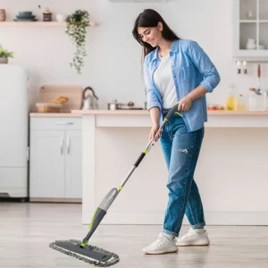 Aluminum Pole Microfiber Spray Mop for Floor Cleaning
