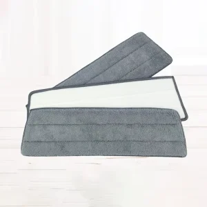 Aluminum Pole Water Spray Mop Head Replacement Cloth with Self-Wringer Fastener for Home Use