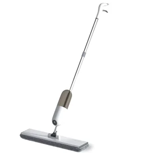 Aluminum Spray Mop with High-Absorption Flat Head and Water Bottle for Wet/Dry Floor Cleaning