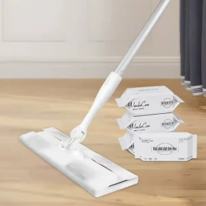 Aluminum Sweeper Mop for Wet and Dry Floor Cleaning with Disposable Dust Mop Refills