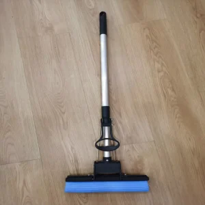 Aluminum Telescopic PVA Sponge Mop with Light Pole Handle Twist Body Clip