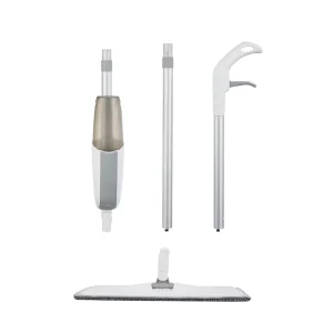 Aluminum Water-Spray Mop with Microfiber Floor Cleaner Head