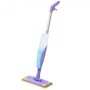 Amz NEW Hot 75cm Kids Spray Mop with Aluminum Pole Foldable Handle Sustainable Cleaning Toy Set with Water Sprayer