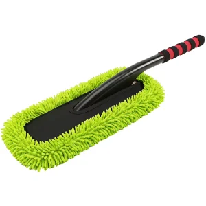 Anti-Slip Handle Car Detailing Mop 360 Degree Microfiber Dusting Brush for Vehicles Motorcycles and Home Maintenance