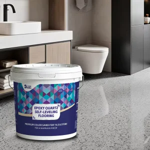 Anti-Slip, Waterproof Epoxy Colored Sand Self-Leveling Coating for Bathroom Floors