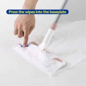Anti static Sponge Flat Mop with Detachable Split Iron Pole Easy Installation Durable Design for Home & Office Use